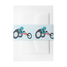 Wielstoel Racen Uitnodigingen Wikkel