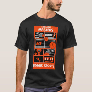 Wielstoel Tennis spelers T-shirt