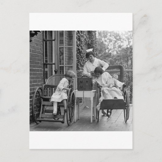 Wielstoelen uit de jaren 20 briefkaart (Voorkant)