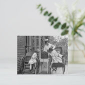 Wielstoelen uit de jaren 20 briefkaart (Staand voorkant)