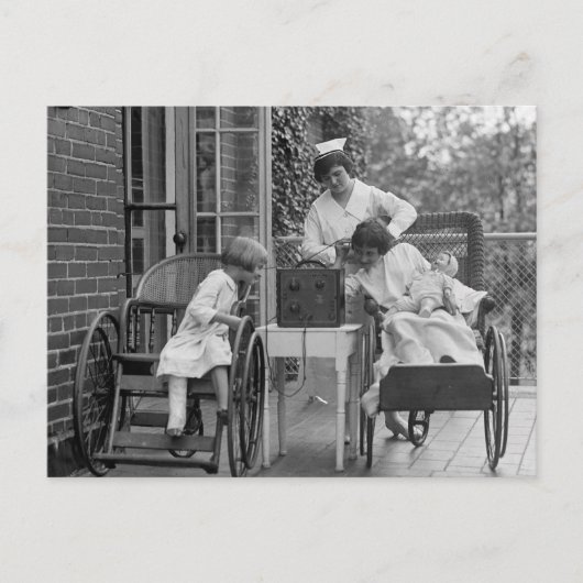 Wielstoelen uit de jaren 20 briefkaart (Voorkant)