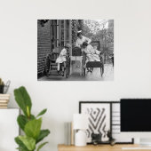 Wielstoelen uit de jaren 20 poster (Thuiskantoor)