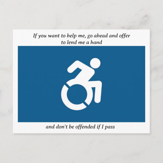 Wielstoelrennen Briefkaart (Voorkant)