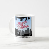 Wielt de mok van de koffie van de Politiek neer (Voorkant links)