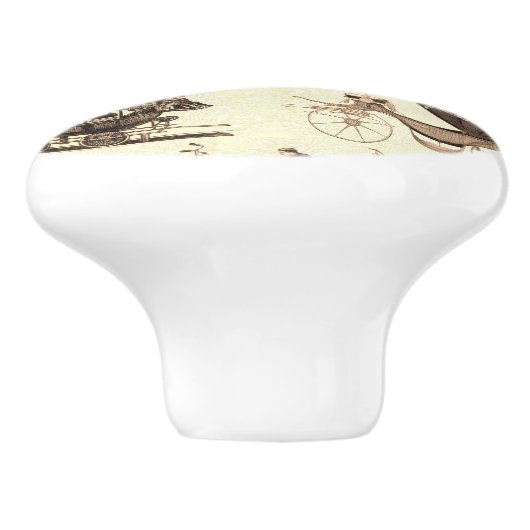  wieltjes keramische knop (Zijkant)