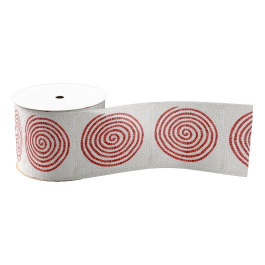 WIELTJES MOZAÏEK 7,5 cm Breed Grosgrain Lint (Spoel)