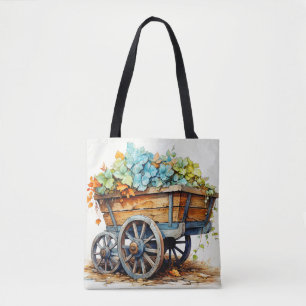 Wielvat vol met verschillende wilde bloemen tote bag
