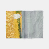 Wielveld Fleece Deken (Voorkant (Horizontaal))