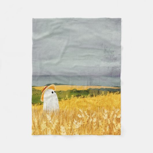Wielveld Fleece Deken (Voorkant)