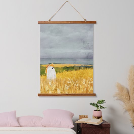 Wielveld Hangend Wandkleed (Slaapkamer)