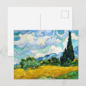 Wielveld met cilinders briefkaart (Voorkant / Achterkant)