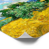 Wielveld met cilinders poster (Hoek)