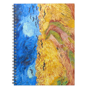 Wielveld met het landschap van de Krogen Van Gogh Notitieboek