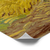 Wielveld met koeien die Vincent van Gogh schildere Poster (Hoek)