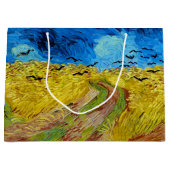 Wielveld met koeien, Van Gogh Large Gift Bag Groot Cadeauzakje (Voorkant)