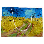 Wielveld met koeien, Van Gogh Large Gift Bag Groot Cadeauzakje (Achterkant)