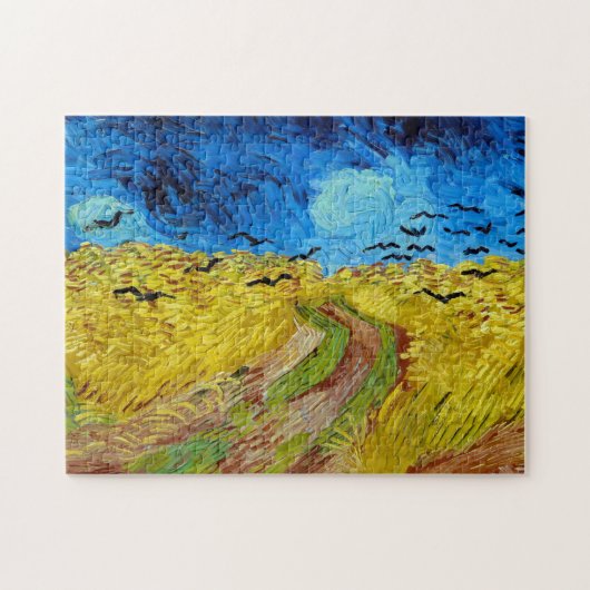 Wielveld met Krogen, Van Gogh Legpuzzel (Horizontaal)
