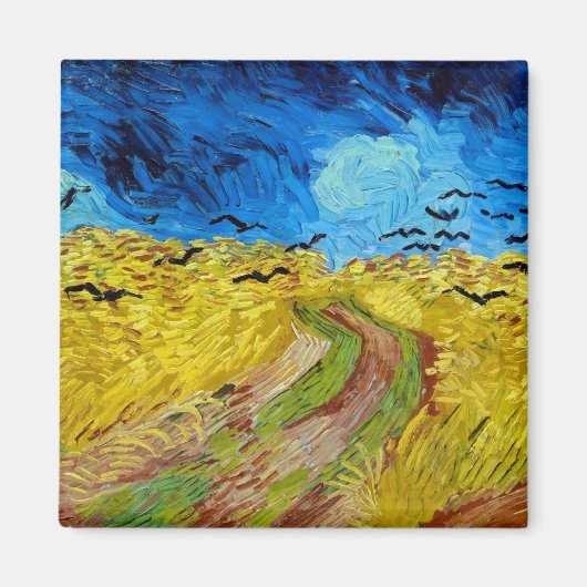 Wielveld met Krogen, Van Gogh Magneet (Voorkant)