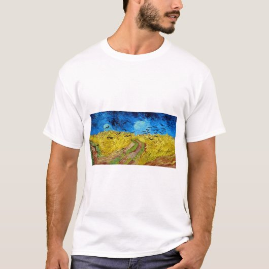 Wielveld met Krogen, Van Gogh T-shirt (Voorkant)