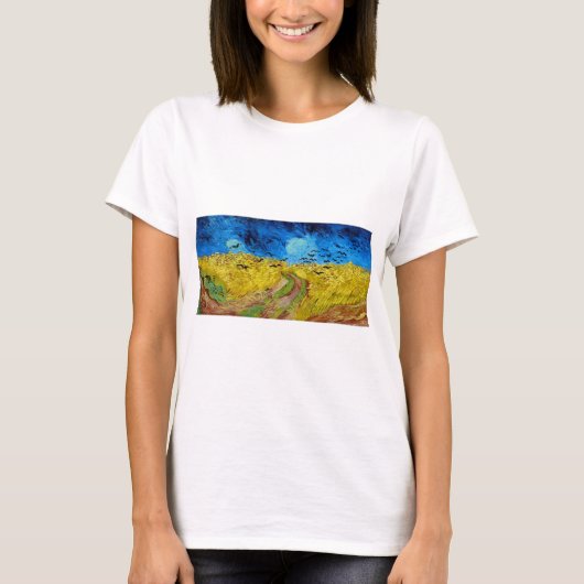 Wielveld met Krogen, Van Gogh T-shirt (Voorkant)
