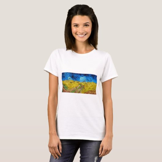 Wielveld met Krogen, Van Gogh T-shirt (Voorkant volledig)