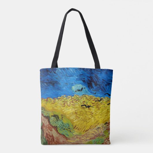 Wielveld met Krogen, Van Gogh Tote Bag (Achterkant)