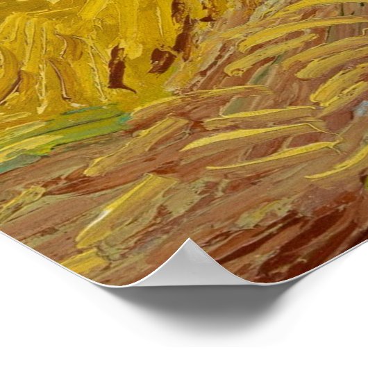 Wielveld met Krokoen door het Poster Vincent van G (Hoek)