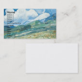 Wielvelden met Bergte op de achtergrond Visitekaartje (Voorkant / Achterkant)