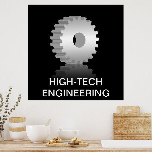 Wielversnelling Poster (Keuken)