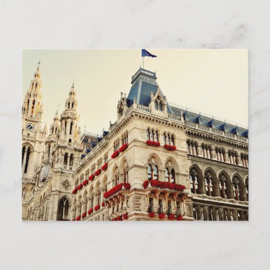 Wien architectuur briefkaart (Voorkant)