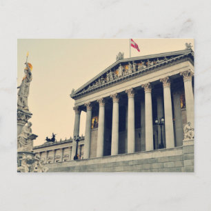 Wien architectuur briefkaart