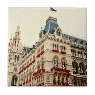 Wien architectuur tegeltje