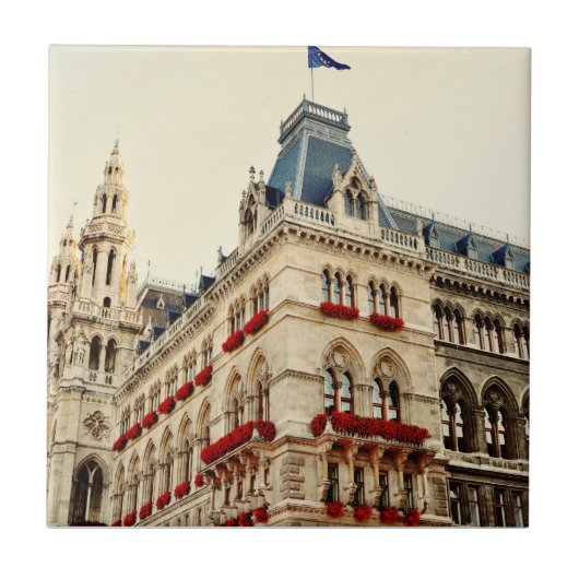 Wien architectuur tegeltje (Voorkant)