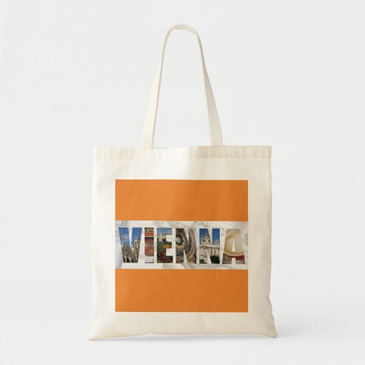 Wien Austria City Travel Foto Tote Bag (Voorkant)