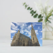 Wien Austria St. Stephens Cathedral Travel Photo Briefkaart (Staand voorkant)