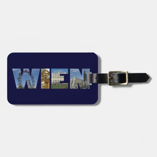 Wien Bagagelabel (Voorkant horizontaal)