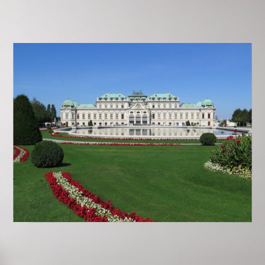 Wien Belvedere Poster (Voorkant)