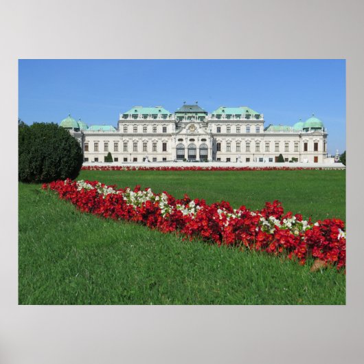 Wien Belvedere Poster (Voorkant)