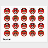 Wien Flag Ronde Sticker (Vel)
