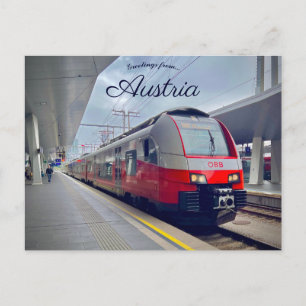 Wien Hauptbahnhof Hoofdstation Wenen Oostenrijk Briefkaart