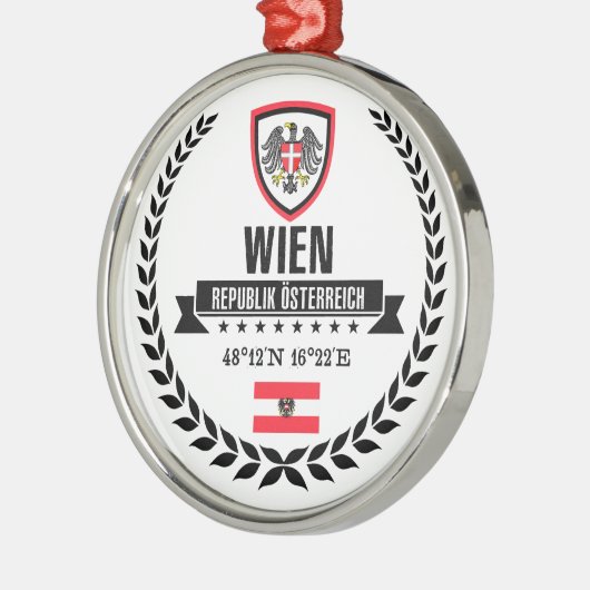 Wien Metalen Ornament (Links)