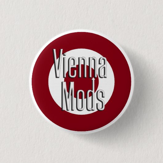Wien Mods Ronde Button 3,2 Cm (Voorkant)