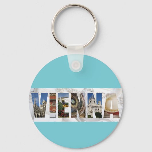 Wien Oostenrijk Oostenrijkse stadscentra Sleutelhanger (Achterkant)