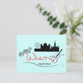 Wien, Oostenrijk - Österreich Briefkaart (Staand voorkant)