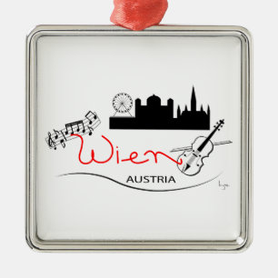 Wien, Oostenrijk - Österreich Metalen Ornament