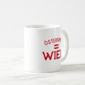 Wien Osterreich (Wenen, Oostenrijk) Koffiemok (Voorkant rechts)