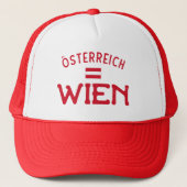 Wien Osterreich (Wenen, Oostenrijk) Trucker Pet (Voorkant)