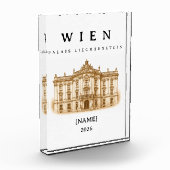 Wien Palais Liechtenstein | Name & Jahr Fotoblokken (Links)