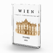 Wien Palais Liechtenstein | Name & Jahr Fotoblokken (Rechts)