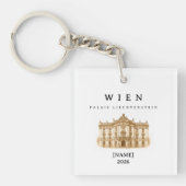 Wien Palais Liechtenstein | Name & Jahr Sleutelhanger (voorkant)